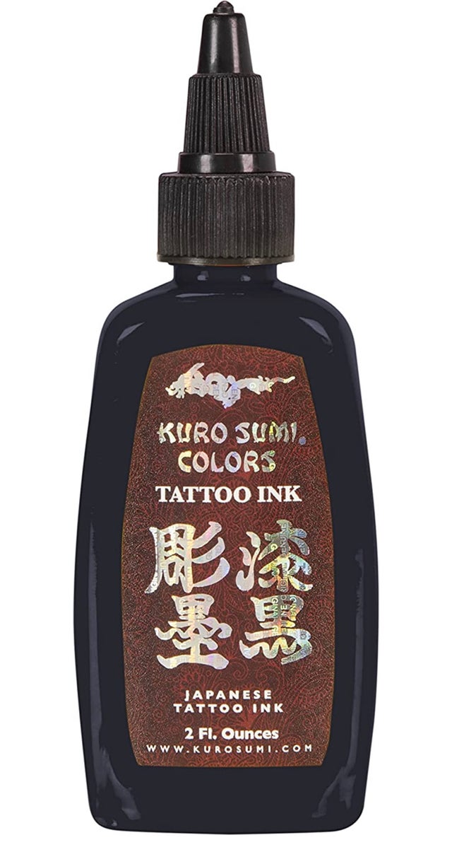 8oz Black tattoo ink
