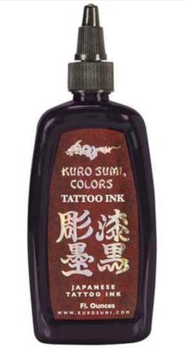 Double Sumi Tribal Tattoo Ink Black | 0.75oz by Kuro Sumi